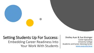 Embedding Career Readiness for Student Success: Strategies and Insights