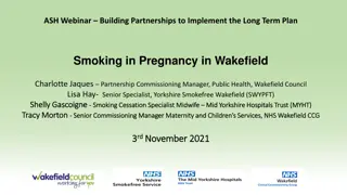 Building Partnerships to Reduce Smoking in Pregnancy: Wakefield Case Study