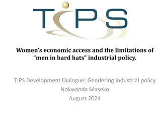 Gender Disparities in Post-Apartheid Industrial Policy: Challenges and Solutions