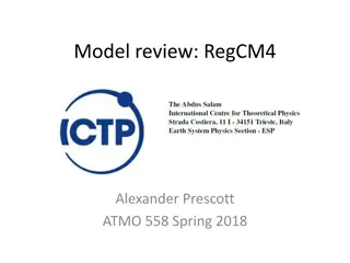 Overview of RegCM4 Model Features