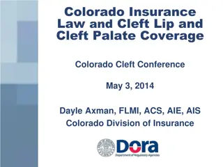 Colorado Insurance Laws and Cleft Coverage Mandates