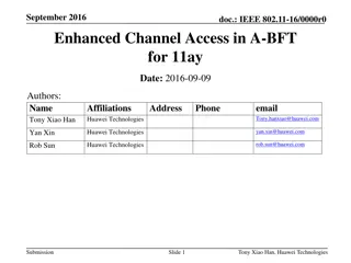 Enhanced Channel Access in A-BFT for 11ay