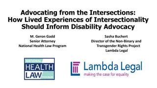 Intersectionality in Disability Advocacy: Challenges and Opportunities