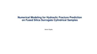 Numerical Modeling for Hydraulic Fracture Prediction on Fused Silica Samples