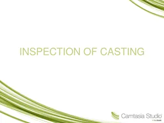 Casting Inspection Methods and Techniques