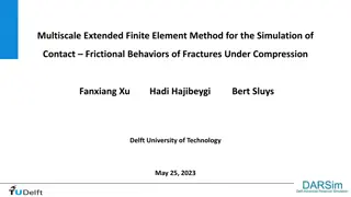 Multiscale Extended Finite Element Method for Fracture Contact Simulation