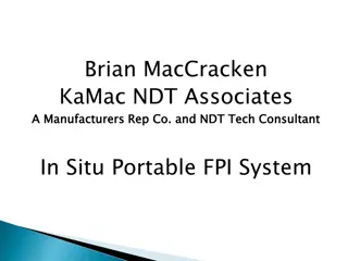 Innovative Portable FPI System for Insitu Inspection of Compressor Blades