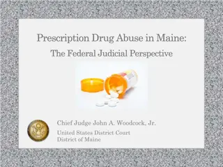 Federal Judiciary Perspective on Prescription Drug Abuse in Maine