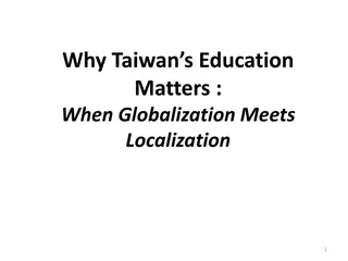 Importance of Taiwan's Education in the Global Context