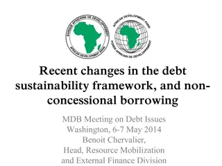 Recent Changes in Debt Sustainability Framework and Non-Concessional Borrowing: MDB Meeting Highlights