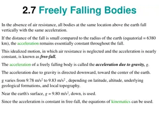 Free-Falling Bodies in Physics