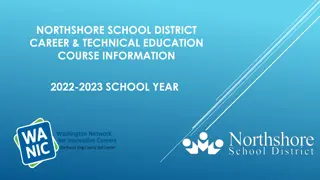 Northshore School District Career & Technical Education Course Information 2022-2023