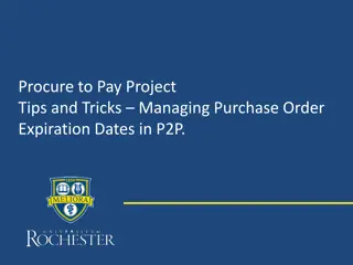 Managing Purchase Order Expiration Dates in P2P: Tips and Tricks