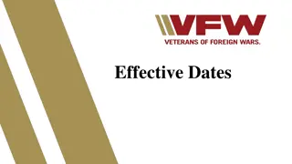 Effective Dates in Contracts and Obligations