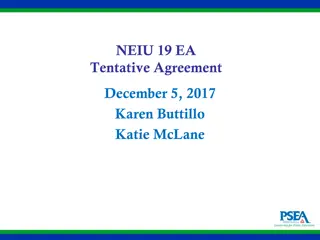 NEIU 19 EA Tentative Agreements Overview