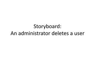 Administrator Deletes User - User Management System Storyboard