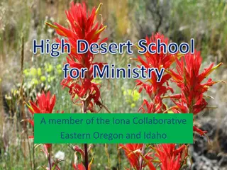 High Desert School for Ministry - A Member of The Iona Collaborative