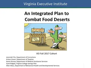 Integrated Plan to Combat Food Deserts in Virginia