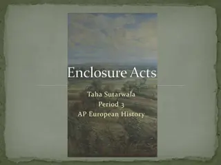 Impact of Enclosure Acts on European History