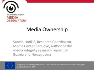 Challenges in Media Ownership and Interference in the Western Balkans