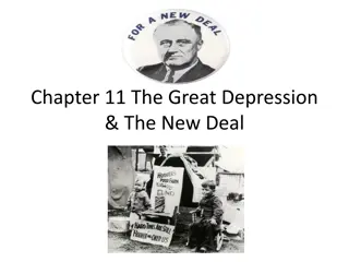 The Great Depression and the New Deal: A Historical Overview