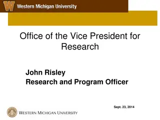 Office of the Vice President for Research - Overview and Resources