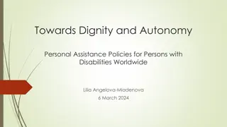 Enhancing Personal Assistance Policies for Persons with Disabilities Worldwide