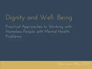 Practical Approaches to Working with Homeless People with Mental Health Problems