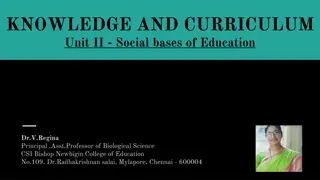 Social Bases of Education: Influences, Values, and Impact