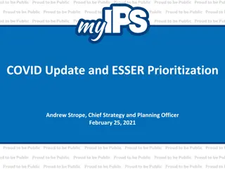 COVID Update and ESSER Prioritization Summary by Andrew Strope - February 25, 2021