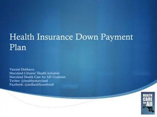 Maryland Health Initiative - Down Payment Plan for Health Insurance