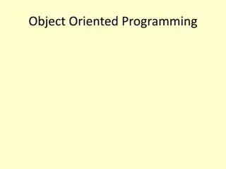 Object-Oriented Programming Concepts