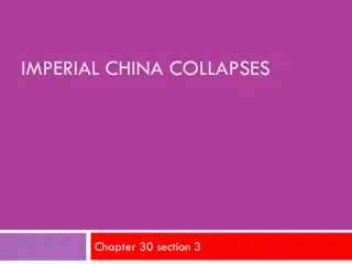 The Collapse of Imperial China and the Rise of Nationalism