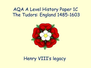 Henry VIII's Legacy and the Mid-Tudor Crisis