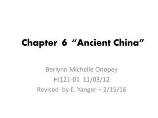 Ancient China: A Glimpse into Zhou and Shang Dynasties