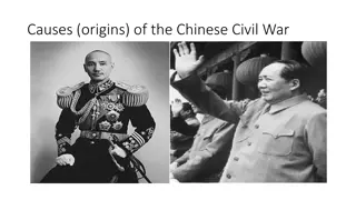 Causes and Origins of the Chinese Civil War