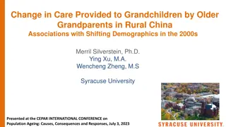 Changing Patterns of Grandchild Care in Rural China: A Comparative Study