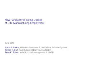 Perspectives on U.S. Manufacturing Employment Decline