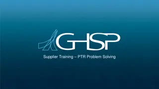 GHSP's PTR Process for Effective Problem Solving