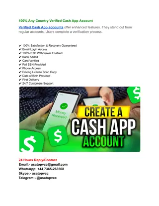 Top 21 Sites To Buy Verified Cash App Accounts In This Year