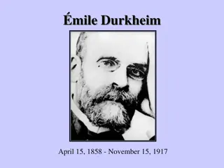 Life and Contributions of Émile Durkheim