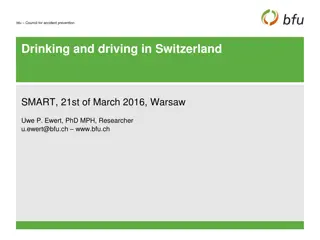 Alcohol-Related Driving Trends in Switzerland