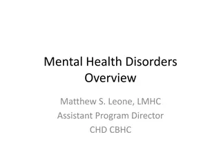 Understanding Mental Health Disorders and Their Impact