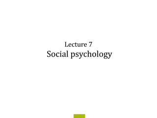 Understanding the Self in Social Psychology