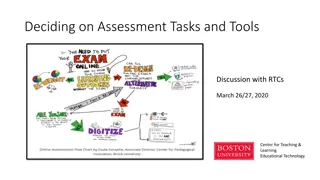 Exploring Assessment Tasks and Tools in Educational Technology