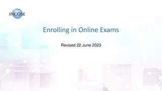 Complete Guide to Enrolling in INCOSE Online Exams