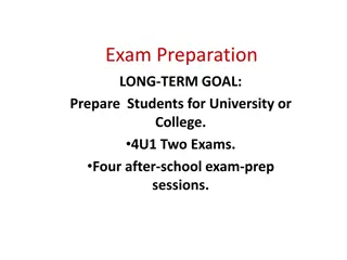 Comprehensive Exam Preparation Strategies for University Success