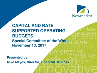 Overview of 2018 Town of Newmarket Budget