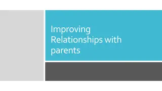 Building Strong Relationships with Parents: Empowering and Supporting Principles