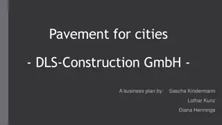 Pavement for Cities: A Detailed Business Plan by DLS-Construction GmbH